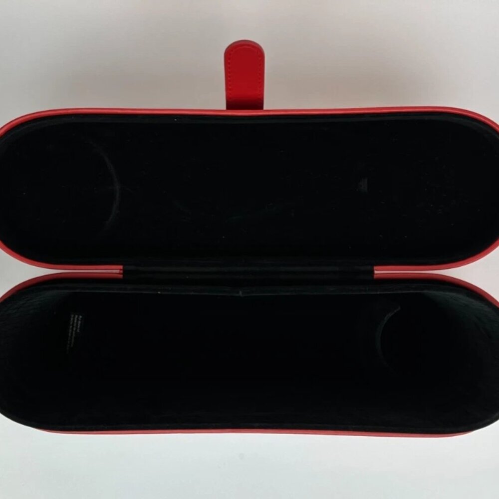 NEW Authentic Dyson Supersonic Hair Dryer Storage Case Red Leather Box CASE ONLY - Picture 16 of 16